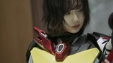 Saya hanyalah seorang gadis kecil yang mengenakan setelan kulit Kamen Rider 02