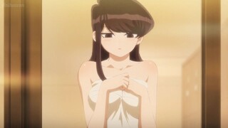 komi san taking a bath~komi can't communicate season 2(ep8)