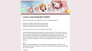 Vote in the LL Awards 2020!