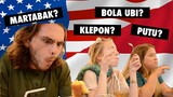 AMERICANS TRY INDONESIAN STREET FOOD
