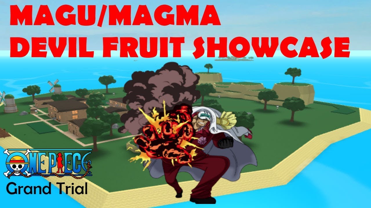 Blox Piece - Roblox - MAGMA FRUIT SHOWCASE ! 