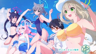 [คำบรรยายภาษาจีน] Azure Files / อนิเมชั่นพิเศษครบรอบ 1.5 ปีของบริการญี่ปุ่น: Battle of Swimsuits [Az