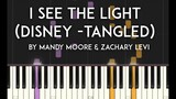 Tangled - I See The Light Synthesia piano tutorial with free sheet music