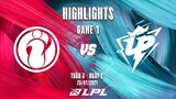 [Highlights] IG vs. UP - Game 1 | Tuần 3 Ngày 2 | LPL Mùa Xuân 2022