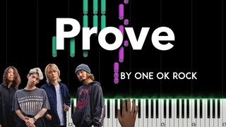 Prove by ONE OK ROCK piano cover + sheet music & lyrics