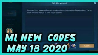 ML New Codes/May 18 2020