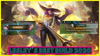 LESLEY BEST BUILD 2020 | MOBILE LEGENDS LESLEY GAMEPLAY