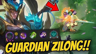 GUARDIAN ZILONG !! FULL SPLASH + AOE DAMAGE !! MAGIC CHESS MOBILE LEGENDS