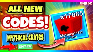 ALL *NEW WORKING* MINING SIMULATOR CODES 2020! - Mythical Hat Crates [ROBLOX]