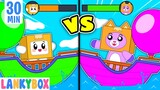 LankyBox Who Will Win? - Playtime With DIY Balloon Boat | LankyBox Channel Kids Cartoon