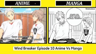 WIND BREAKER EPISODE 10 ANIME VS MANGA