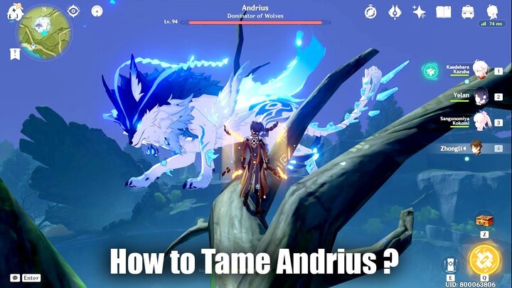 Can Andrius Climb Trees? - I Teach You How to Tame Andrius in Genshin Impact