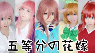 【碳酸熊卡】五等分的新娘，你选哪一个？COS注意【卖萌/试装向】