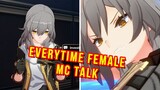 Everytime Female MC Speak (JP Voice) | Honkai: Star Rail