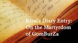 Rizal's Diary Entry: On the Martyrdom of GomBurZa