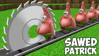 What HAPPENS if you SAWED PATRICK in Minecraft? CUT the SPONGEBOB SQUAREPANTS