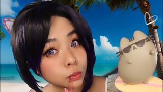 Demon Slayer Beach Episode 2 ASMR | Shinobu Eats Snacks with You! Feat. TryTreats