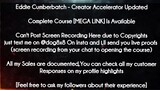 Eddie Cumberbatch course - Creator Accelerator Updated download