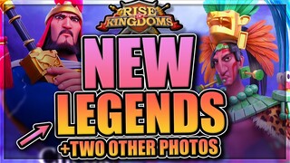 Cheok Jun-Gyeong and Pakal II in Rise of Kingdoms [Three teasers for new commanders and more]