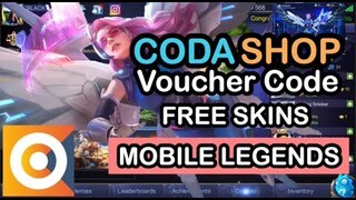 CODASHOP FREE EPIC SKIN MOBILE LEGENDS THROUGH FREE VOUCHER TUTORIAL 2020