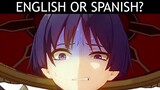 "English or Spanish?" (If you move you—)