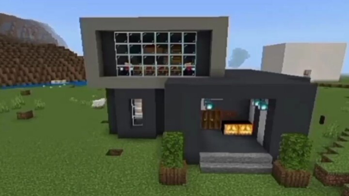 modern house/rumah modern (Minecraft)