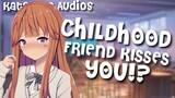ASMR roleplay - Childhood friend kisses you || friends to lovers | best friend |Anime ASMR roleplay
