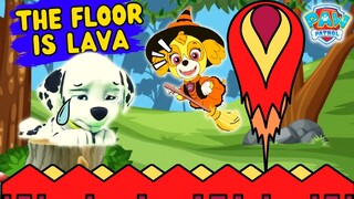 THE FLOOR IS LAVA ep PAW PATROL BOO BOO SONG / O CHÃO É LAVA COM PATRULHA CANINA