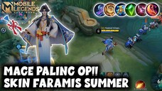 TOP BUILD!! REVIEW SKIN FARAMIS "SUMMER SPARKS" | MOBILE LEGENDS BANG BANG