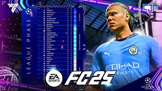 New UEFA Champions League Format in FC 25 Career Mode