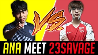 ANA vs 23SAVAGE - NEW vs OLD carry of T1