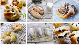 6 Easy Ways to shape bread rolls |  6วิธีขึ้นรูปขนมปังง่ายๆ