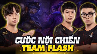 Cuộc Nội Chiến Của Team Flash Khi ADC Bất Ngờ Gặp ProE Và Giáo Sư Gấu Trong Rank