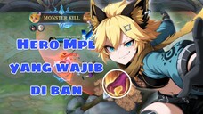 Hero Kesayangan user MPL Wajib belajar dari Rank kecil🔥🔥