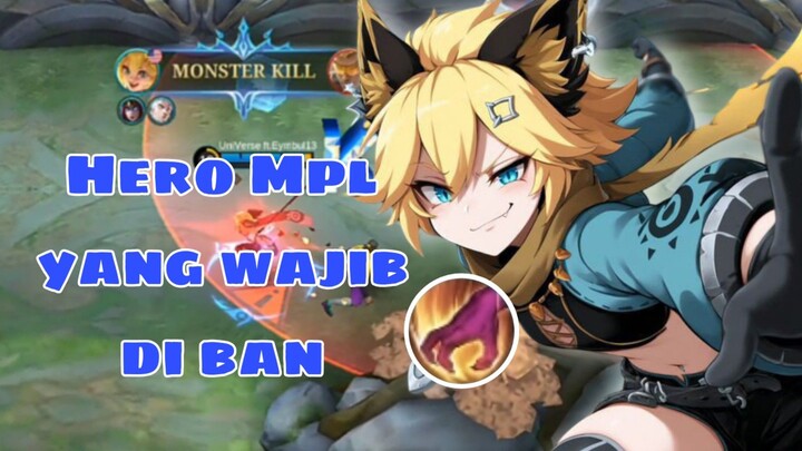 Hero Kesayangan user MPL Wajib belajar dari Rank kecil🔥🔥