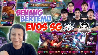 XINNN MAIN LING KETEMU EVOS SG ROSTER MPLI !!! AUTO SENANG DAN SEMANGAT BERMAIN !!!