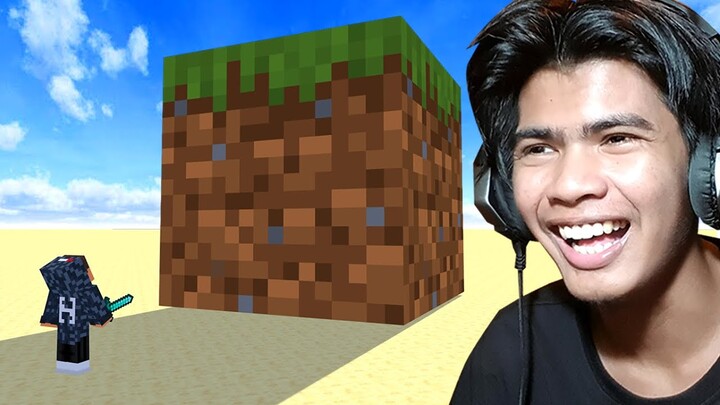 Minecraft, ប៉ុន្តែអ្វីៗគ្រប់យ៉ាង ធំជាងមុន 10ដង