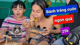 DIVA Cát Thy và Như Ý review Bánh tráng cuốn đang bán online