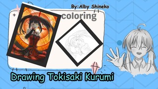 Gambar Tokisaki Kurumi (coloring)