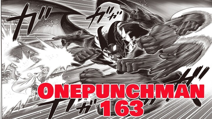 Onepunch Man chapter 163 Manga Saitama vs Garou