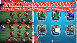 HEROES JOURNEY KEMBALI LAGI!! TEST GAMEPLAY PEMAIN OVR RENDAH DI RANK JUARA FIFA - FIFA MOBILE