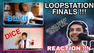 OH MY !!! BIZKIT vs DICE | Online World Beatbox Championship Loopstation Battle | FINAL REACTION