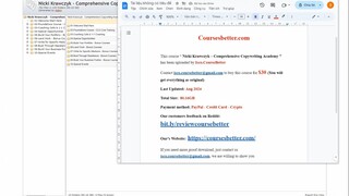 [30$] Nicki Krawczyk – Comprehensive Copywriting Academy