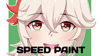 Speed Paint Kazuha from Genshin Impact (Fanart)