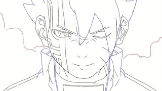 [Animasi buatan sendiri] Boruto (Momoshi) VS Kawaki