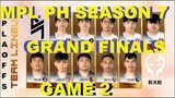 BLCK vs. EXE | GAME 2 | GRAND FINALS | MPL PH SEASON 7 PLAYOFFS