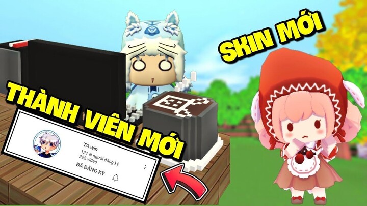 MEOWPEO CÔNG BỐ THÀNH VIÊN MỚI BEE TEAM _ TRẢI NGHIỆM SKIN CÔ BÉ QUÀNG KHĂN ĐỎ TRONG MINI WORLD