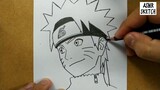 ASMR drawing Naruto / how to draw naruto manga japan