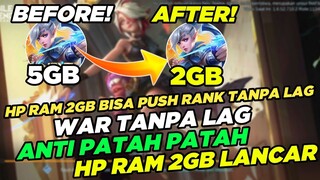 Cara Mengatasi Lag Dan Patah Patah Mobile Legend Setelah Update | Memperkecil Ukuran Mobile Legend