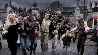 As the terrifying black cloud approaches, residents flee in droves, because the things in the cloud 